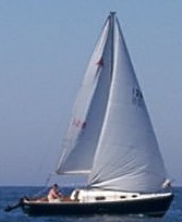 Little Wing doing some Lake Michigan Sailing